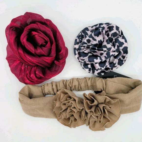 Lane Bryant hair accessory bundle headband clip